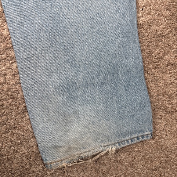 Vintage Levi's 569 Loose Straight Jeans Mens Size 32x31 90s Distressed Y2K - Picture 11 of 13